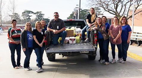 MCHHS Held Food Drive for Local Food Pantry